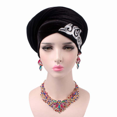 Hadeal Headscarf_Headwear_Head covering_Headscarves_Head wraps_Black