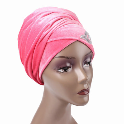 Hadeal Headscarf_Head wear_Head covering_Headscarves_Head wraps_Pink