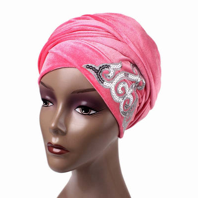 Hadeal Headscarf_Head wear_Head covering_Headscarves_Head wraps_Pink