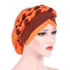 Lois Braid Headwrap_Headwear_Head_covering_Headscarves_Basic_chemo_Hat_Pre_Tied_Orange