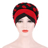 Lois Braid Headwrap_Headwear_Head_covering_Headscarves_Basic_chemo_Hat_Pre_Tied_Red_Black-4