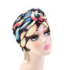 Lottie Cotton Turban Basic African style Hat Cancer Chemo Caps Beanies Muslim Turbante Hijab Bandanna Hair accessories Headwrap Multi