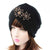 Nor Knitted Jewelry Turban Ladies Winter Hat, Soft Beanie, Warm Headwrap, Women headwear  Black