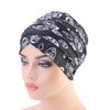 Riff Cotton Headwrap Buy Online African Headscarf Muslim Hijab Turban For Work Basic Hair Accessories Cancer Hat Cap For Sabbath Nigerian Style Headcovering-Black