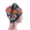 Riff Cotton Headwrap Buy Online African Headscarf Muslim Hijab Turban For Work Basic Hair Accessories Cancer Hat Cap For Sabbath Nigerian Style Headcovering-Orange-3