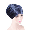 Sophie Luxury Head Wrap_Headscarf_Headwear_Head covering_Headscarves_Blue