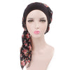 Taylor Cotton Bandanna_Turban_Head wrap_Cancer hat_Chemo hat_Beanie_hat_Floral_Multi-6