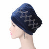 Teena Luxury Head Wrap_Headscarf_Head wear_Head covering_Headscarves_Head wraps_Blue