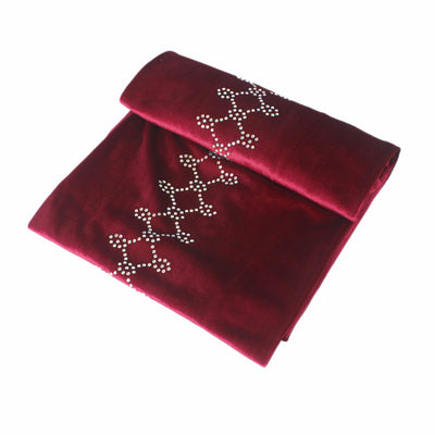 Teena Luxury Head Wrap_Headscarf_Headwear_Head covering_Headscarves_Head wraps_Wine