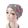 Temple printed Turban_Turbans_Head_covering_Modest_Headcovres_Flower_Cotton_Chemo hat_Cancer hat_African_Print_Basic_Pre_tied_Pink