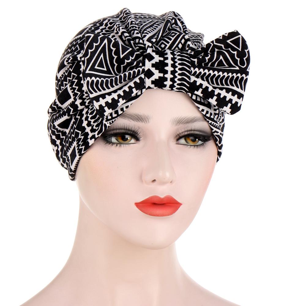 Betty Bow Cotton Turban