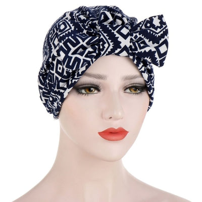 Betty Bow Cotton Turban