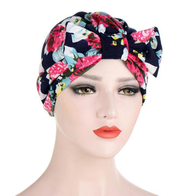 Betty Bow Cotton Turban