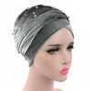 Headscarf, Head wrap, Head covering, Modest Chic, Gray