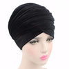 Velvet Headwrap_Headwear_Headscarf_Headscarves_Hijab_Black
