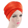 Velvet Headwrap_Headwear_Headscarf_Headscarves_Hijab_Orange