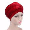 Velvet Headwrap_Headwear_Headscarf_Headscarves_Hijab_Red